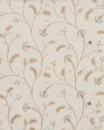 Embroidered Silvy - Walnut Custom Curtains - Image 4
