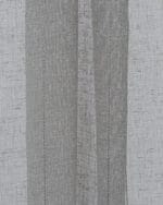 Mercer Striped Sheer Fabric Swatch- Gray - Image 2